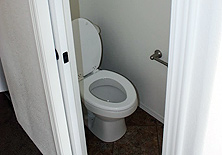 パークセドナ住居モデルのトイレ